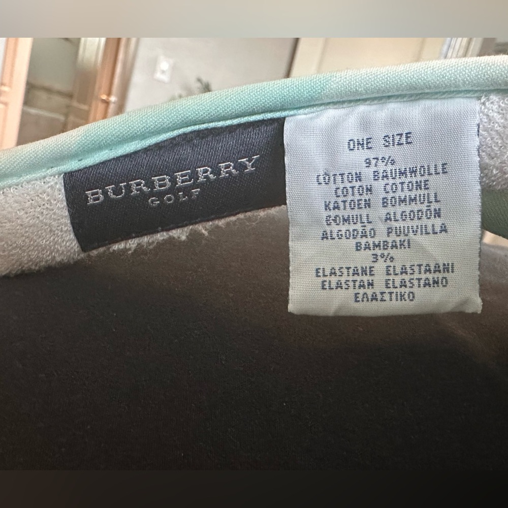 Burberry Mint Green Visor